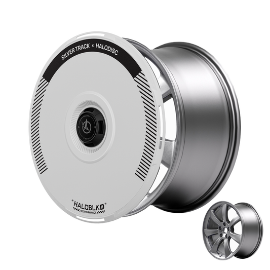 Cubiertas de rueda HALODISC 2 para Tesla Model 3 2017-2018, llantas de alto rendimiento de 19" (plata)