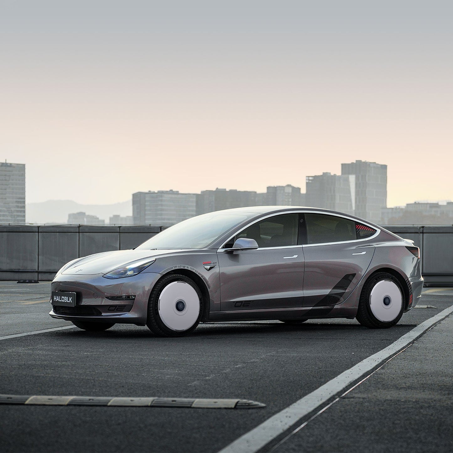 HALODISC 2 Wheel Covers for Tesla Model 3 2017-2018 19" Performance Wheels丨RTP