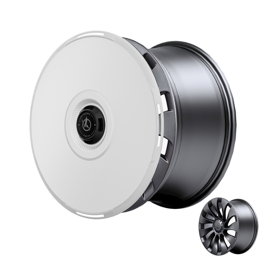 Cubierta de rueda HALODISC 2 para Tesla Model 3 2021-2023, llantas de turbina de 20" | RTP
