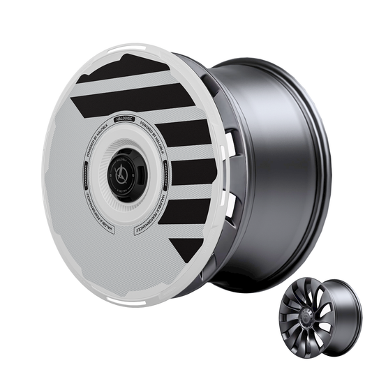 Cubierta de rueda HALODISC 2 para Tesla Model 3 2021-2023, ruedas de turbina de 20" de H-Industry
