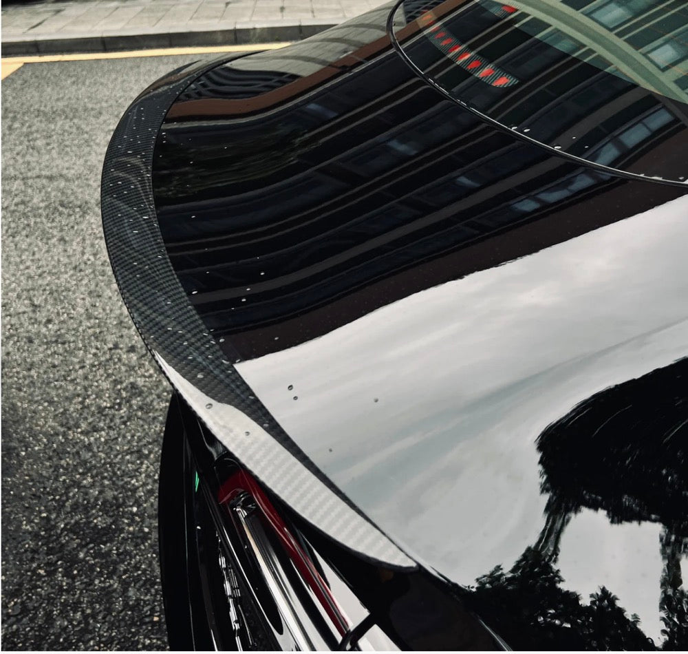 Tesla Model Y Rear Trunk Carbon Fiber Spoiler