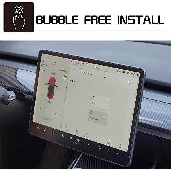 Anti Glare Screen Protector for Tesla Model 3 2017-2023.10 & Model Y 2020-2024