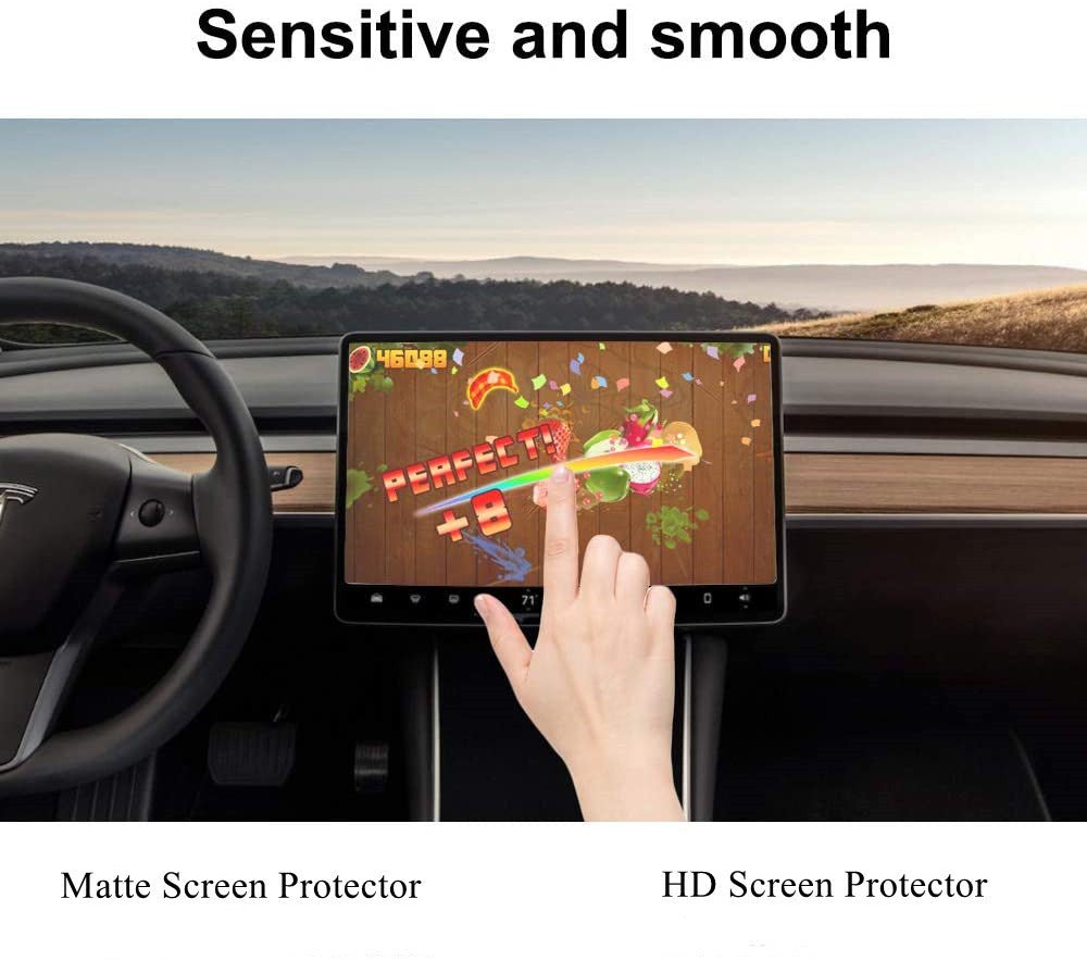 Anti Glare Screen Protector for Tesla Model 3 2017-2023.10 & Model Y 2020-2024