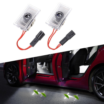 LED Logo Tesla Puddle Lights 2pcs/4pcs for Model 3/Y/S/X