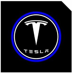 LED Logo Tesla Puddle Lights 2pcs/4pcs for Model 3/Y/S/X