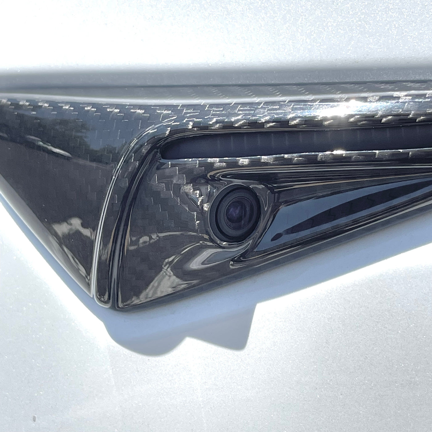 Model 3/Y/S/X Side Camera Full Cover - Real Carbon Fiber ( 1 Pair )